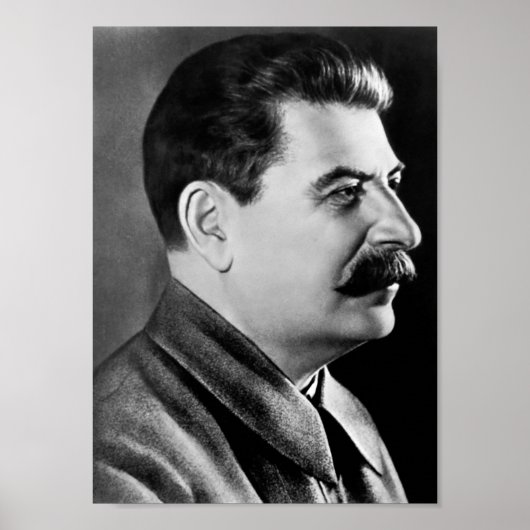 Joseph Stalin Profiel Foto Poster (Voorkant)