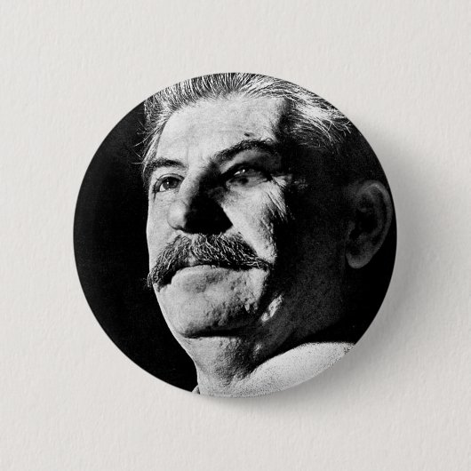 Joseph Stalin Ronde Button 5,7 Cm (Voorkant)