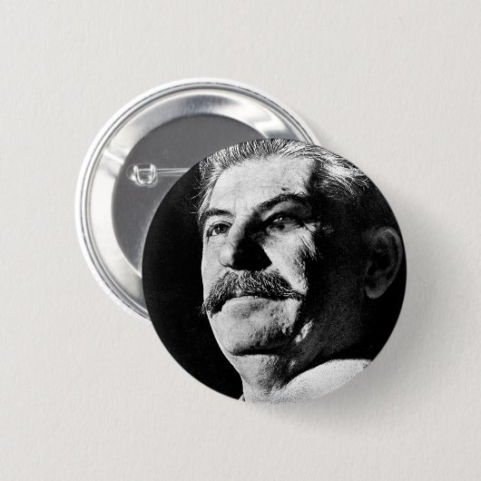 Joseph Stalin Ronde Button 5,7 Cm (Voorkant /achterkant)