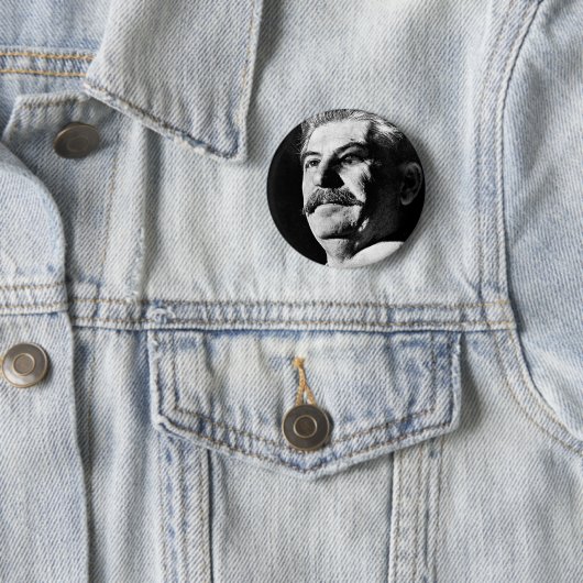 Joseph Stalin Ronde Button 5,7 Cm (In situ)