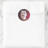 Joseph Stalin Ronde Sticker (Tas)