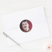 Joseph Stalin Ronde Sticker (Envelop)