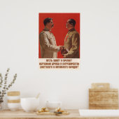 Joseph Stalin Sovjet-propaganda poster (Keuken)