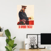 Joseph Stalin Sovjet-propaganda poster (Thuiskantoor)
