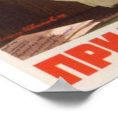 Joseph Stalin Sovjet-propaganda poster (Hoek)