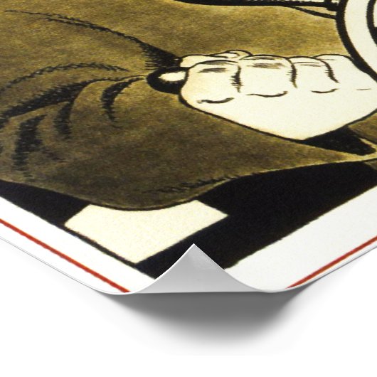 Joseph Stalin. Sovjet Propoganda Poster (Hoek)