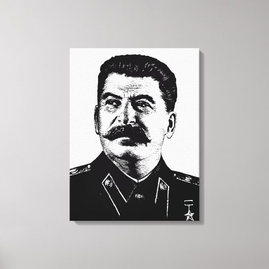 Joseph Stalin, USSR, CCCP, Soviet Union, Communism Canvas Afdruk (Voorkant)