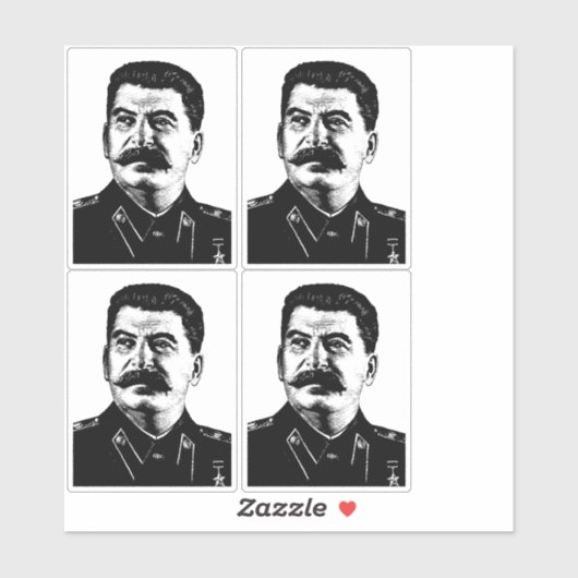 Joseph Stalin, USSR, CCCP, Soviet Union, Communism Sticker (Vel)