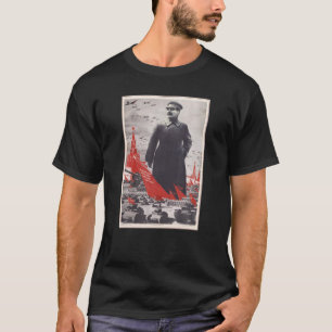 Joseph Stalin USSR Retro Sovjet-Poster T-shirt