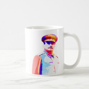 Joseph Stalin WW2 Rusland Dictator Colorful Koffiemok
