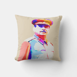  Joseph Stalin WW2 Rusland Dictator Colorful Kussen