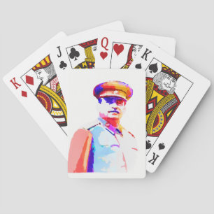  Joseph Stalin WW2 Rusland Dictator Colorful Pokerkaarten