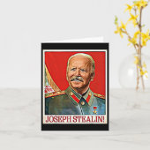 Joseph Stealin Anti Joe Biden Meme Parodie Politic Kaart (Gele Bloem)