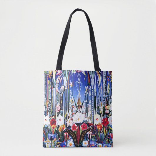 Joseph Stella artwork - Flowers, Italië Tote Bag (Voorkant)
