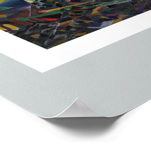 Joseph Stella - Coney Island, Mardi Gras Poster (Hoek)