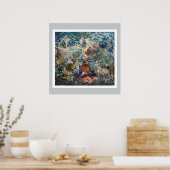 Joseph Stella - Coney Island, Mardi Gras Poster (Keuken)