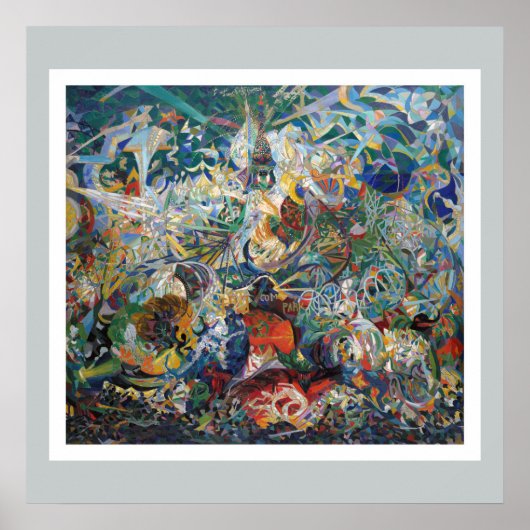 Joseph Stella - Coney Island, Mardi Gras Poster (Voorkant)