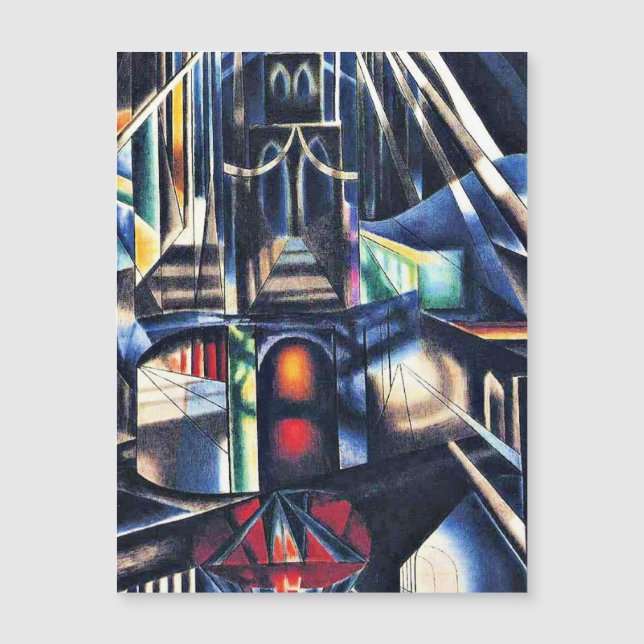 Joseph Stella - Old Brooklyn Bridge (Voorkant)