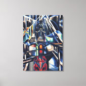 Joseph Stella - Old Brooklyn Bridge Canvas Afdruk (Voorkant)