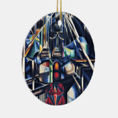 Joseph Stella - Old Brooklyn Bridge Keramisch Ornament (Rechts)
