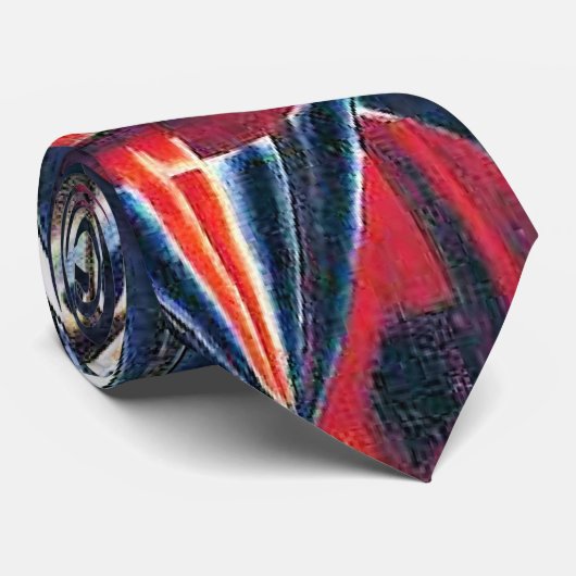 Joseph Stella - Old Brooklyn Bridge Stropdas (Opgerold)