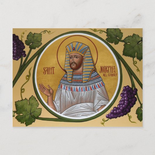 Joseph the All-Comely Prayer Card Briefkaart (Voorkant)