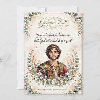 Joseph Trading Card - Genesis 50:20 Kaart