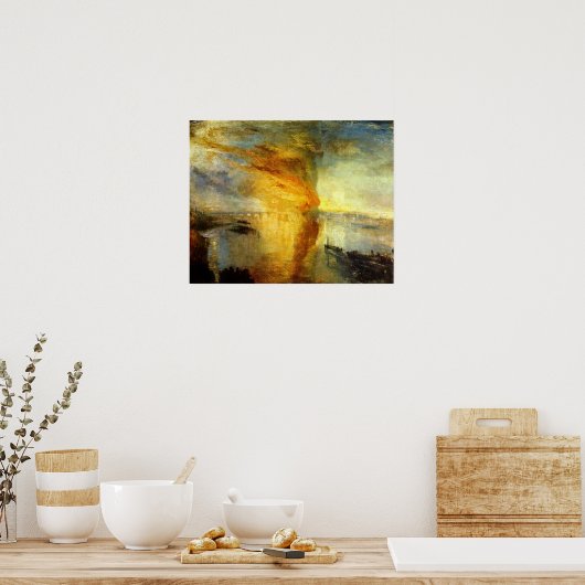 Joseph Turner Art Poster (Keuken)