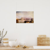 Joseph Turner - Dogana en Santa Maria in Venetië Poster (Keuken)