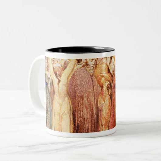 Joseph van Arimathea preaching Tweekleurige Koffiemok (Voorkant links)