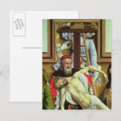 Joseph van Arimathea ter ondersteuning van de dode Briefkaart (Voorkant / Achterkant)