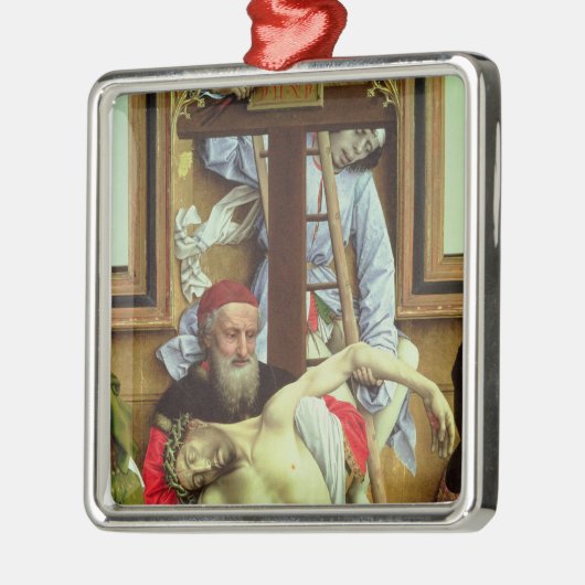 Joseph van Arimathea ter ondersteuning van de dode Metalen Ornament (Links)