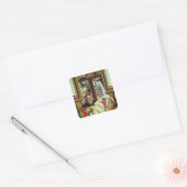 Joseph van Arimathea ter ondersteuning van de dode Vierkante Sticker (Envelop)