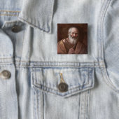 Joseph van Nazareth Vierkante Button 5,1 Cm (In situ)