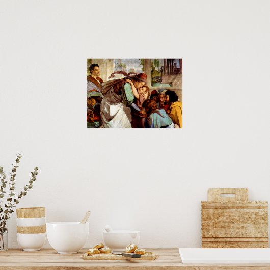 Joseph werd leider van Egypte (Gen 41: 38-49) Poster (Keuken)