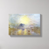 Joseph William Turner - Norham Castle bij zonsopga Canvas Afdruk (Voorkant)