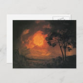 Joseph Wright - Een onderbreking van de berg Vesuv Briefkaart (Voorkant / Achterkant)