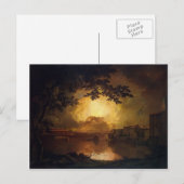 Joseph Wright-Fireworks Display op Castel Angelo Briefkaart (Voorkant / Achterkant)