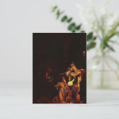 Joseph Wright-The Alchemist die fosfor ontdekt Briefkaart (Staand voorkant)