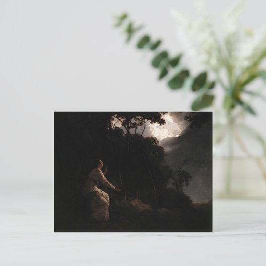 Joseph Wright- The Lady in Milton's Comus Briefkaart (Staand voorkant)