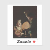 Joseph Wright uit Derby - Twee jongens met een bla Sticker (Vel)