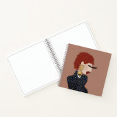 Josephine aux grandes boucles d'oreilles mode notitieboek (Binnen)