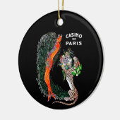 Josephine Baker Cheetah Jazz Age Keramisch Ornament (Links)