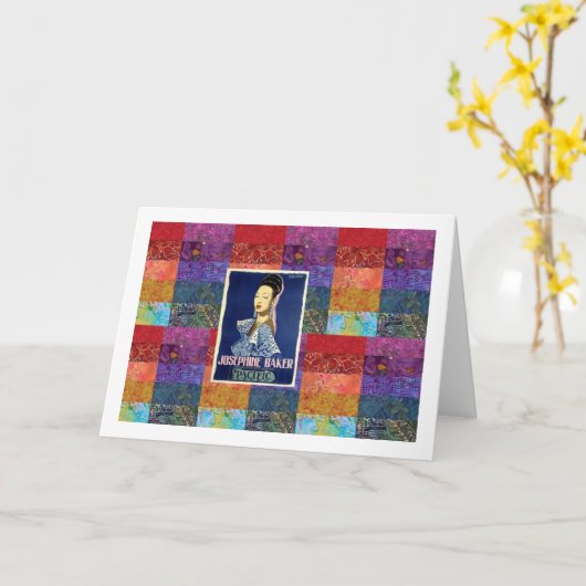 Josephine Baker Kaart (Gele Bloem)