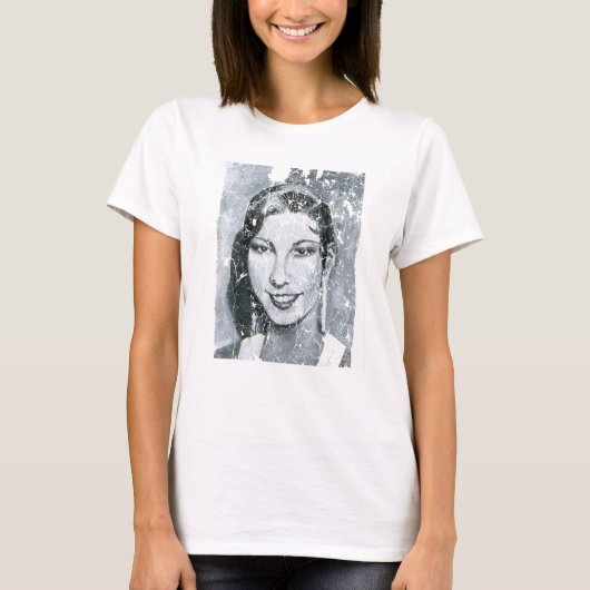 Josephine Baker Portrait van Vanessa Daou T-shirt (Voorkant)