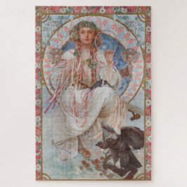 Josephine Crane Bradley als Lavia door Alphonse Mu Legpuzzel