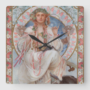 Josephine Crane Bradley als Lavia door Alphonse Mu Vierkante Klok