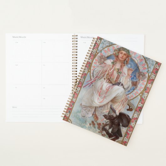 Josephine Crane Bradley as Lavia by Alphonse Mucha Planner (Display)