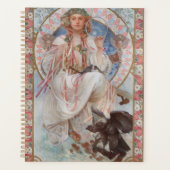 Josephine Crane Bradley as Lavia by Alphonse Mucha Planner (Voorkant)