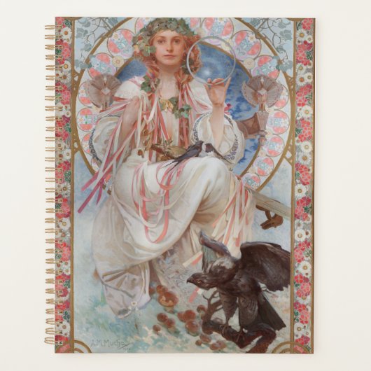 Josephine Crane Bradley as Lavia by Alphonse Mucha Planner (Voorkant)